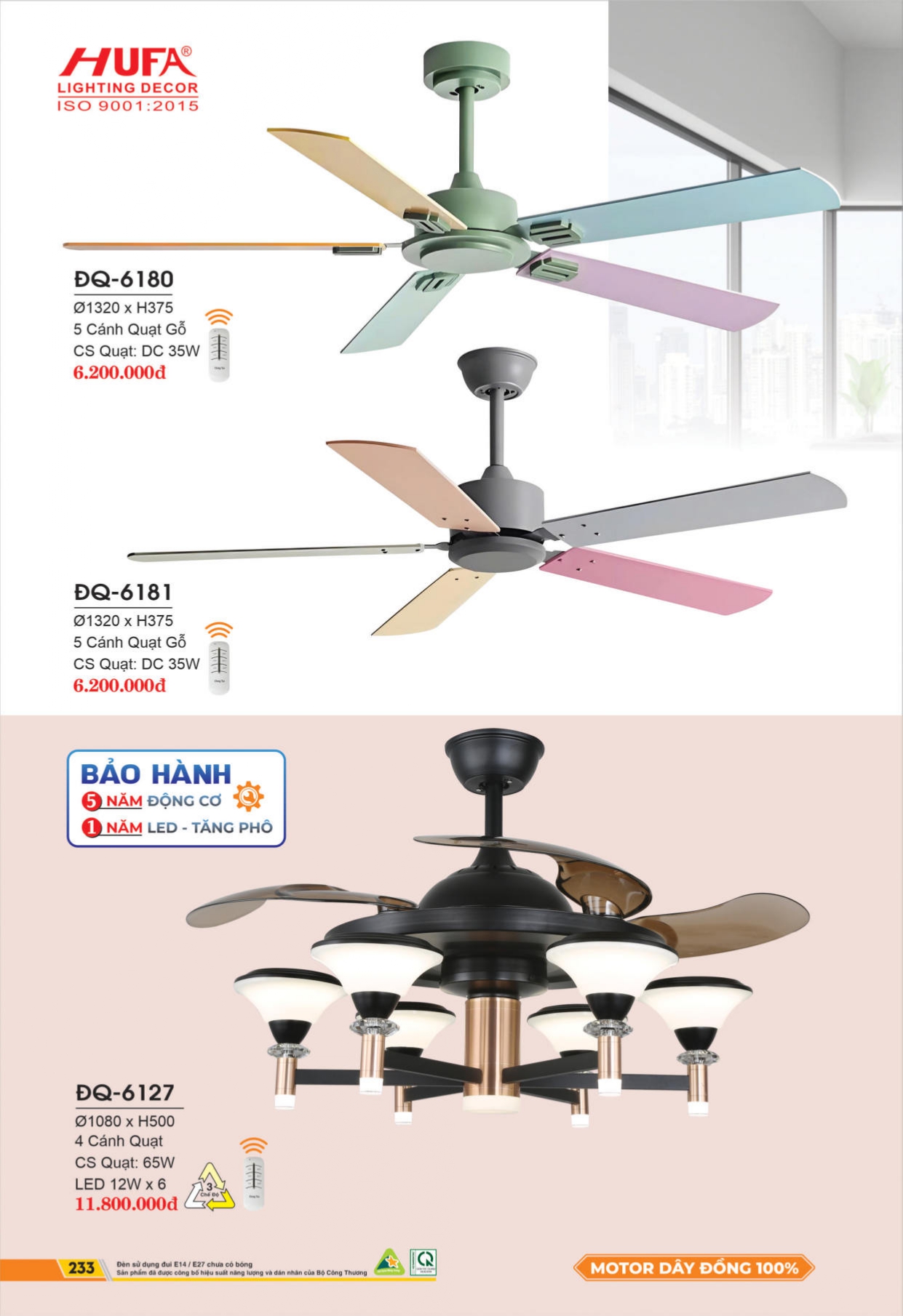 Bảng giá đèn LED HUFA 2026